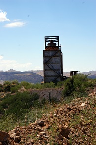 Photo of Magma Copper Mine cooling tower