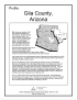 Thumbnail image of Community Profile - Gila County, Arizona cover with Arizona map