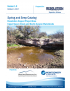 Thumbnail image of Spring and Seep Catalog report cover with photograph of water near rock outcropping