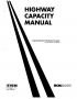 Thumbnail image of Highway Capacity Manual cover