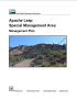 Thumbnail image of USFS ALSMA Management Plan document cover with photo of Apache Leap Escarpment