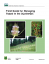 Thumbnail image of Field Guide for Managing Teasel in the Southwest cover with photos of Teasel plant