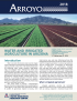 Thumbnail image of Arroyo 2018 report cover with photo of partially irrigated field
