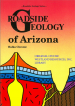 Thumbnail image of Roadside Geology of Arizona book cover with brightly colored illustration of geologic layers