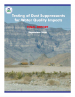 Thumbnail image of Testing of Dust Suppressants for Water Quality report cover