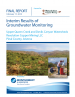 Thumbnail image of Interim Results of Groundwater Monitoring: Upper Queen Creek and Devils Canyon Watersheds, Resolution Copper Mining LLC, Pinal County, Arizona report cover with photograph of canyon and watershed