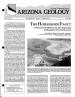 Thumbnail image of The Horseshoe Fault - Evidence for Prehistoric Surface-Rupturing Earthquakes in Central Arizona article cover with photo of Horseshoe Dam and reservoir