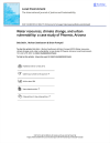 Thumbnail image of Water Resources, Climate Change, and Urban Vulnerability: A Case Study of Phoenix, Arizona journal article first page