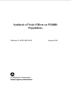 Thumbnail image of Synthesis of Noise Effects on Wildlife Populations document cover