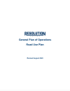 Thumbnail image of General Plan of Operations: Road Use Plan report cover