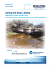 Thumbnail image of Spring and Seep Catalog report cover
