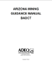Thumbnail image of Arizona Mining Guidance Manual BADCT cover
