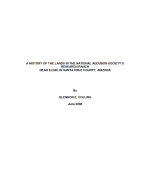 Thumbnail image of History of Lands in National Audubon Research Ranch report cover