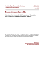 Thumbnail image of Addendum #1 to October 28, 2020 Process Memo “Cumulative Effects Analysis Overview and Screening by Resource” memo cover