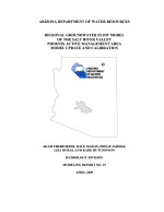 Thumbnail image of Regional Groundwater Flow Model of the Salt River Valley, Phoenix Active Management Area, Model Update and Calibration report cover