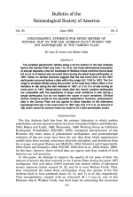 Thumbnail image of Stratigraphic Evidence for 7 Meters of Dextral Slip on the San Andreas Fault During the Great 1857 Earthquake in the Carrizo Plain journal article cover page