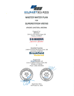 Thumbnail image of Master Water Plan for Superstition Vistas, Apache Junction, Arizona report cover