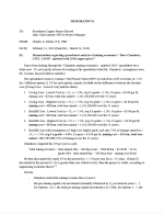 Thumbnail image of Memorandum Regarding Spreadsheet Analysis of Mining Economics: “Dave Chambers, CSP2, 2/14/05 - Updated with 2018 Copper Prices” memo cover