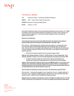 Thumbnail image of Responses to Regional Groundwater Model Queries technical memo cover page