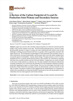 Thumbnail image of A Review of the Carbon Footprint of Cu and Zn Production from Primary and Secondary Sources journal article first page