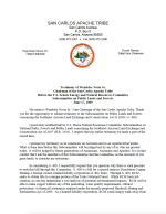 Thumbnail image of Testimony Before the U.S. Senate Energy and Natural Resources Committee, Subcommittee on Public Lands and Forests document cover