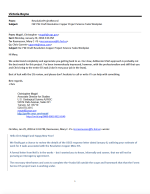 Thumbnail image of Not Pursuing an Interagency Agreement email