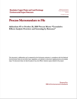 Thumbnail image of Addendum #2 to October 28, 2020 Process Memo “Cumulative Effects Analysis Overview and Screening by Resource” memo cover