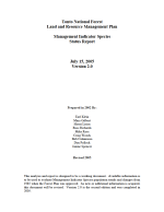 Thumbnail image of Tonto National Forest Land and Resource Management Plan document cover