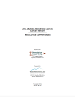 Thumbnail image of 2014 Arizona Hedgehog Cactus Survey Report cover