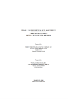Thumbnail image of Phase I Environmental Site Assessment Appleton Ranch report cover