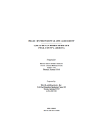 Thumbnail image of Phase I Environmental Site Assessment 3,500-Acre San Pedro River Site Pinal County, Arizona document cover