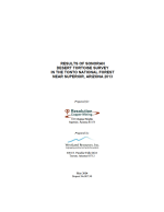 Thumbnail image of Sonoran Desert Tortoise Survey Results report cover