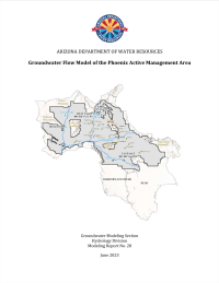 Thumbnail image of Groundwater Flow Model of the Phoenix Active Management Area report cover