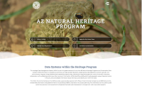 Thumbnail image of Arizona Natural Heritage Program Species Abstracts website with photo of toad