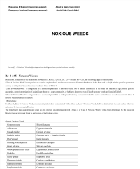 Thumbnail image of Noxious Weeds webpage