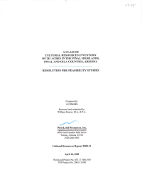 Thumbnail image of Cultural Resources Survey document cover
