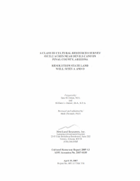 Thumbnail image of Cultural Resources Survey document cover