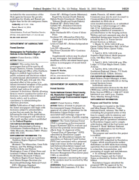 Thumbnail image of Notice of Intent - March 2016