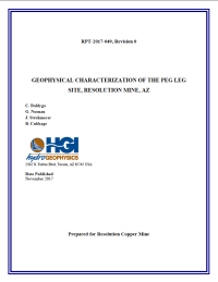 Thumbnail image of Geophysical Characterization of the Peg Leg Site document cover