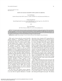 Thumbnail image of Status of Danaus plexippus Population in Arizona article front page