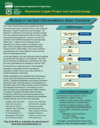 Thumbnail image of Resolution Draft EIS Newsletter first page