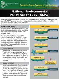 Thumbnail image of Draft EIS Public Meeting Posters showing first poster