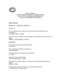 Thumbnail image of An Overview of the Abundance, Relative Mobility, Bioavailability, and Human Toxicity of Metals journal cover sheet