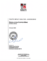 Thumbnail image of Traffic Impact Analysis - Addendum #2 report cover