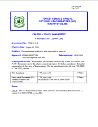 Thumbnail image of Chapter 7703.26 - Adding Roads to the Forest Transportation System cover