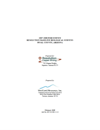 Thumbnail image of 2007-2008 Fish Survey report cover