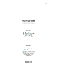 Thumbnail image of 2010 Arizona Hedgehog Cactus Survey Report cover