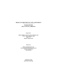 Thumbnail image of Phase I Environmental Site Assessment JX Ranch report cover