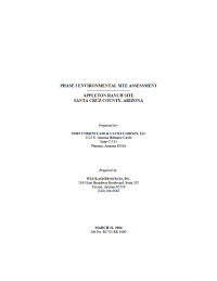 Thumbnail image of Phase I Environmental Site Assessment Appleton Ranch report cover