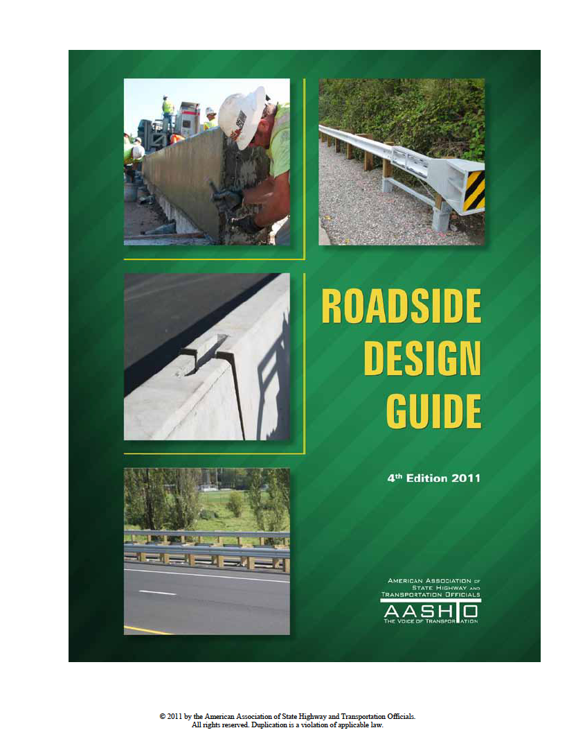 Thumbnail image of document cover: Roadside Design Guide